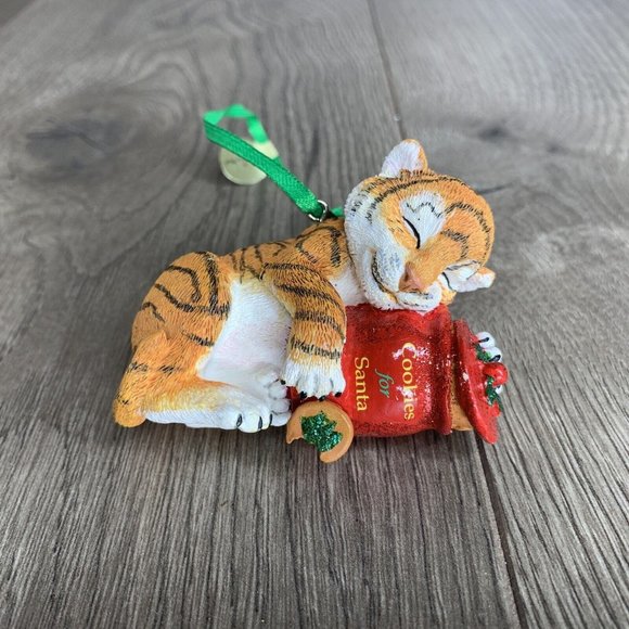 Danbury Mint Other - Danbury Mint The Baby Animal Ornaments Bengal Tiger Cub Tree